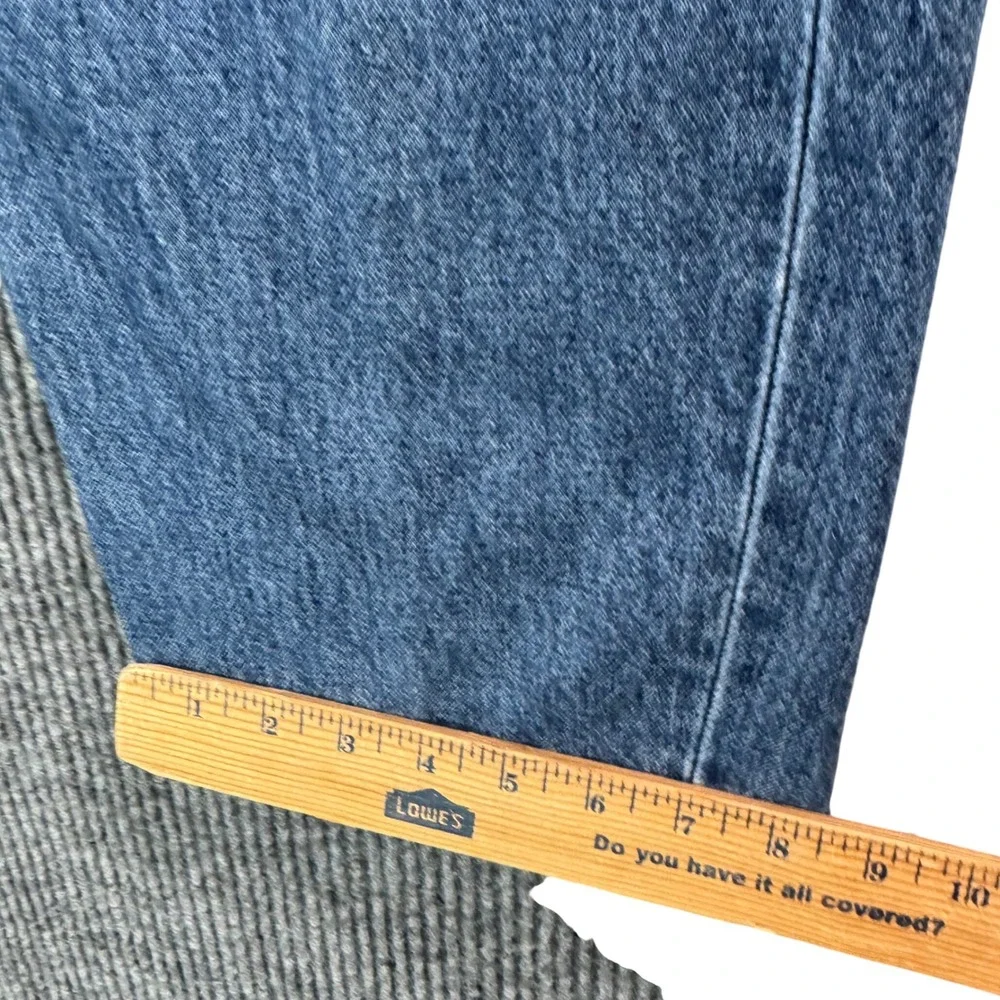 Levi's 550 Mens Blue Relaxed Fit Straight Leg Jeans Y2K Distressed Denim‎ 36x32